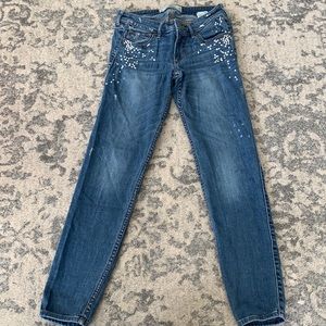 Women’s Hollister Jeans 7R, with Rhinestone Detail